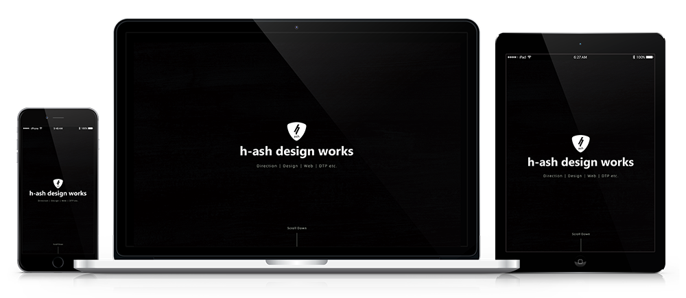 h-ash disign worksのホームページ